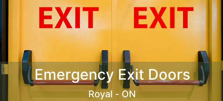  Emergency Exit Doors Royal - ON