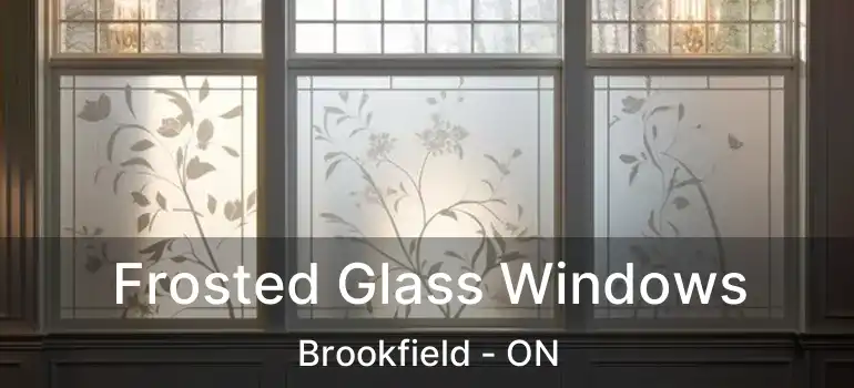  Frosted Glass Windows Brookfield - ON