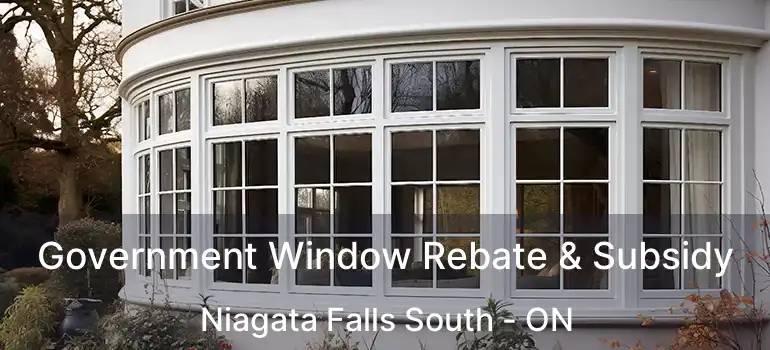  Government Window Rebate & Subsidy Niagata Falls South - ON