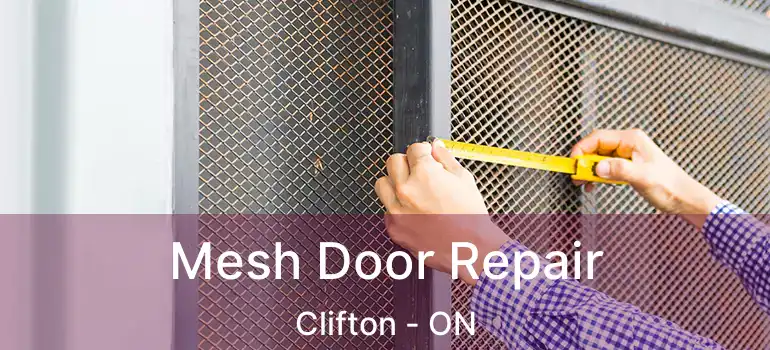  Mesh Door Repair Clifton - ON