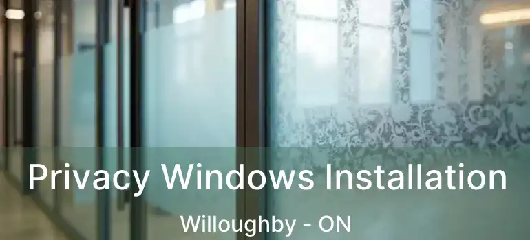  Privacy Windows Installation Willoughby - ON