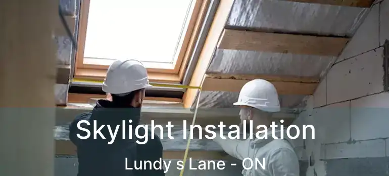  Skylight Installation Lundy s Lane - ON