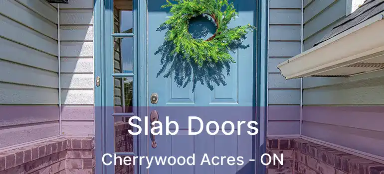  Slab Doors Cherrywood Acres - ON