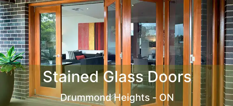  Stained Glass Doors Drummond Heights - ON