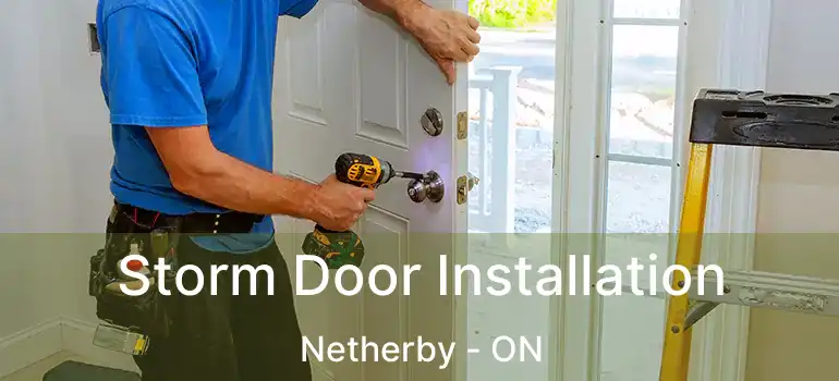  Storm Door Installation Netherby - ON