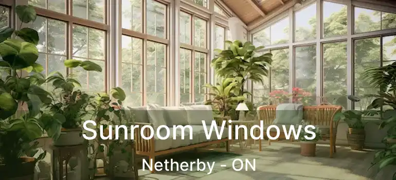  Sunroom Windows Netherby - ON
