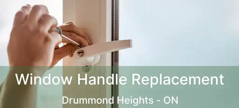  Window Handle Replacement Drummond Heights - ON