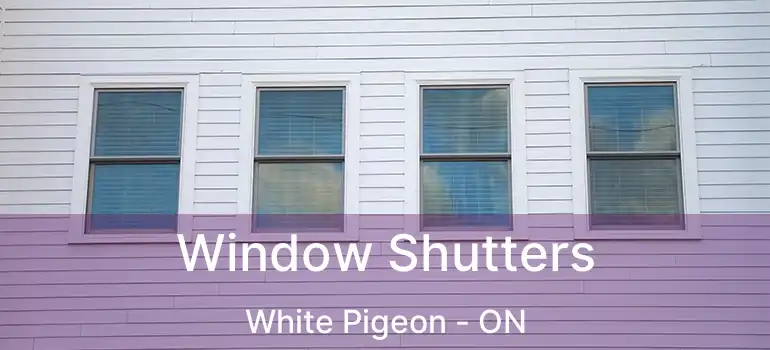  Window Shutters White Pigeon - ON